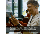 Auriculares True Wireless - Sony WFC510Y, Ligeros, Bluetooth, Conexión multipunto, Sonido ambiente, Spotify Tap, Carga rápida, 22h, IPX4, Amarillo