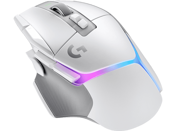 Ratón gaming - Logitech G G502 X Plus, Inalámbrico, Lightforce, Lightspeed, RGB Lightsync, 25.600 ppp, Blanco