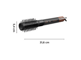Moldeador - Rowenta Air Shape UB9820, 4 accesorios, 3 velocidades, Motor digital de alta velocidad, Tecnología Iónica, Recubrimiento cerámico Negro