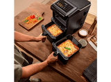 Freidora de aire - Cecotec Cecofry DuoLevel 12000 Window, 12 L, 2 cubetas 6 L, 3000 W, 10 programas, Sync, Match, Táctil, Negro