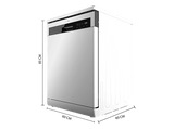 Lavavajillas - Cecotec Bolero Aguazero 6500 Inox C, 15 servicios, 6 programas, 60 cm, Dual Zone Wash, Auto Open, Motor Inverter Plus, Inox