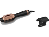 Moldeador - Rowenta Reverso CF9840F0, 2 en 1, 1200 W,  2 velocidades, 2 temperaturas, Cabello húmedo y seco, Seca y moldea,  Negro