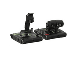Simulador de vuelo - Turtle Beach VelocityOne Flightdeck, Flight Touch Display y HUD OLED, Personalización extrema de controles, Negro