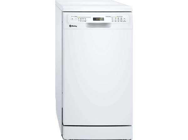 Lavavajillas - BALAY 3VN4031BA, 10 servicios, 4 programas, Extrasilencio, Aquastop, Home connect, Pausa y carga, 44.8 cm, Blanco
