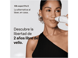 Depiladora IPL - Braun Luz Pulsada Silk·expert Pro 5 PL5221, Depilación en casa, Sensor SmartSkinProtect, Cabezal Smart Flex y de precisión