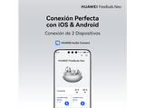 Auriculares True Wireless - Huawei FreeBuds Neo, 10h Autonomía, Cancelación de Ruido Activa, 3 Micrófonos, Stellar Silver