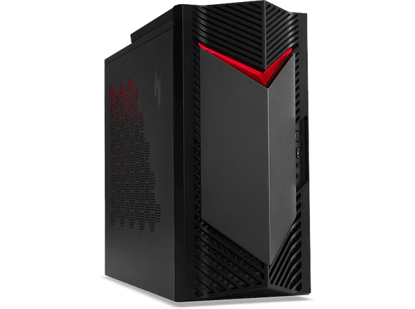 PC gaming - Acer Nitro N50-650, Intel®Core™ i5-13400F, 16GB RAM, 1TB SSD, GeForce RTX™ 3050, Sin sistema operativo, Negro