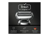 Recambio para afeitadora - Braun 74S, Compatible con afeitadoras Series 7, Plata