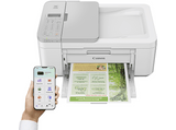 Impresora multifunción - Canon Pixma TR4756i, Tinta, 20 ppm, Wi-Fi, Inalámbrico, Blanco