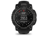 Reloj deportivo - Garmin Instinct 3, Negro, 45mm, 1.18, AMOLED, Silicona, 10 ATM, Garmin Connect™, 18 días Autonomía