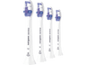 Recambio para cepillo dental - Philips Sonicare HX6054/10, Cabezales de recambio, 4 unidades, Control antiplaca, S2 Sensitive, Blanco