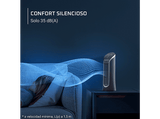 Ventilador de torre - Rowenta Eole Compact, 11 W, 6 velocidades, Silencioso, Temporizador, Negro Y Blanco