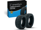 Accesorio patinete eléctrico - smartGyro DualGrip 1, Pack de Dos Cubiertas, Para Speedway, Rockway, Crossover y versiones PRO, Negro