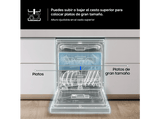 Lavavajillas - Samsung DW70H73YCFRU1, 14 servicios, 8 programas, 59.8 cm, Tercera bandeja, Wifi, Inoxidable