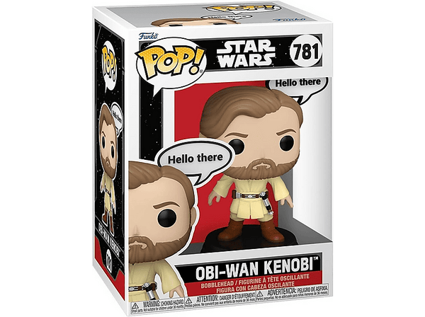 Figura Funko Pop! - Funko Star Wars: OBI-Wan Kenobi, 10 cm, Vinilo