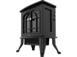 Chimenea eléctrica - Cecotec ReadyWarm 2000 Flames, 2000 W, 2 niveles, Termostato ajustable, Control de llamas, Black