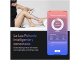 Depiladora IPL - Braun Luz Pulsada Smart Skin i·Expert PL7431, Depilación en casa, Con App e IA, SmartSkinProtect, Cabezal Smart Flex + 3 cabezales