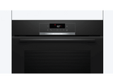Horno - Bosch HBA572EB3, Serie 4, Multifunción, Pirolítico, 71 l, 3D Hotair, Función Air Fry, 60 cm, Negro