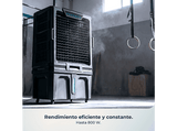 Ventilador industrial - Cecotec AirIndustry 150000, 150 L, 20.000 m³/h, 800 W, Panel táctil, Mando, Temporizador 12 h, Negro