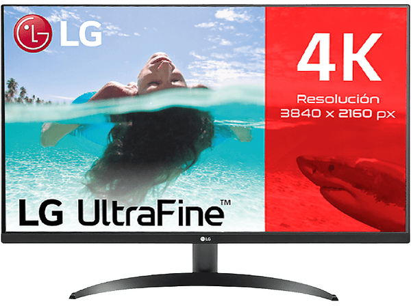 Monitor - LG 32UR500-B, 31.5", UHD 4K, 4 ms, 60 Hz, HDMI x2, DisplayPort x1, Negro