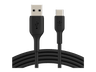 Cable USB - Belkin Cable USB-A a USB-C de 15 W, 1m, Universal, Negro