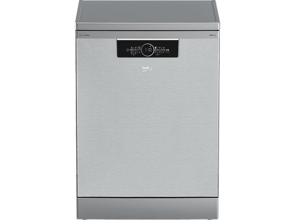 Lavavajillas - Beko BDFN36650XC, 16 Servicios, 11 Programas, Ancho 59.8 cm, Inox