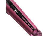 Plancha Secador - Taurus Slimlook Duo, 1200 W, 4 temperaturas, 2 velocidades, Iónico, Pantalla LCD, Cabello húmedo y seco, Autolimpieza, Fucsia