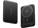 Powerbank - Baseus Picogo Air AM71, 5000 mAh, 22,5W, Carga inalámbrica 15W, USB-C, Ultrafina, Certificado CCC, Negro Cosmic
