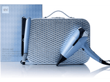 Plancha de pelo - ghd Kit Deluxe Iced, Incluye Secador y Cofre, Cerámica, 185 °C, Tecnología HD motion-responsive™, Azul Gélido