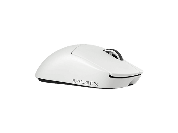 Ratón gaming - Logitech G Pro X Superlight 2C, Inalámbrico, 44.000ppp, Bluetooth-Lightspeed, Interruptores, PC-Mac, Botones personalizables, Blanco