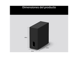 Subwoofer - Sony BRAVIA Theatre Sub 8, 300 W, Inálambrico, Graves profundos, Fácil configuración/control, Compacto, Diseño de 2 posiciones, SW8, Negro