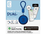 Localizador - CellularLine Tracy Tag Dual, para iOS, para Android, Azul