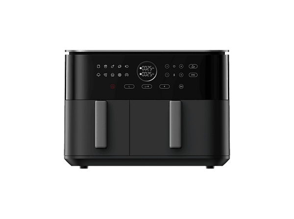 Freidora de aire - Xiaomi Dual Zone Air Fryer 10L, Hasta 230ºC, Control por App, 2700W, 10L, Negro