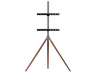 Soporte TV - One For All WM7471, De pie tipo trípode, De 32" a 65", Hasta 30 kgs, Madera y bronce