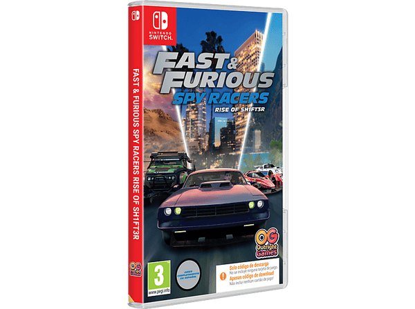 Nintendo Switch Fast & Furious Spy Racers: Rise of Sh1ft3r CIAB (Código de descarga)