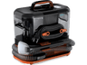 Aspirador sin bolsa - Rowenta Clean IT IN5011F0, 400 W, Tapicerías, Quitamanchas, Depósito 1.8L, Portátil, Ergonómico, Accesorios, Naranja