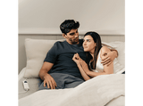 Manta eléctrica - Daga Sueño Cálido Matrimonial, 47 W x 2, 2 Niveles de temperatura, Gris