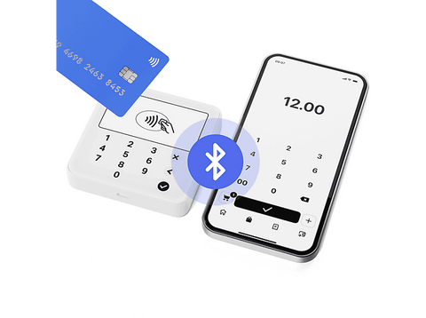 Datáfono - SumUp Solo Lite, Bluetooth, Sin Costes Fijos, Blanco