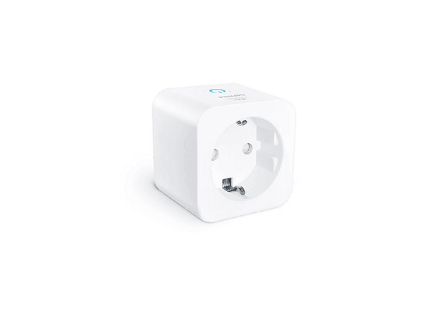 Enchufe Inteligente - Philips SmartLighting 1un, Wifi+BT, Control via App WiZ, Matter compatible, Spacesense, comp. Alexa,Google Home, Apple Home