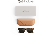 Gafas IA - Ray-Ban Meta Wayfarer (Gen 3), Habana, Lentes en verde, Gafas con IA y cámara, Talla estándar, Unisex