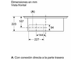 Placa inducción con extractor integrado - Bosch PVS611B16E, 4 Zonas,  Zona Flex, CombiInducción, Touch Select, Negro