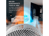 Ventilador de pie - Rowenta Turbo Swift,  36 W, 20 velocidades, Temporizador, Silencioso, Diseño compacto, Mando a distancia, Blanco