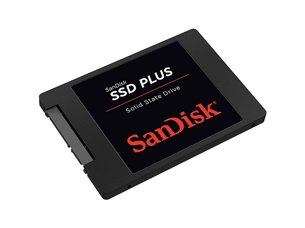 Disco duro SSD interno 1 TB - SANDISK SSD PLUS, 2.5", Hasta 545 MB/s lectura, 515 MB/s escritura, SATA, Negro