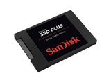 Disco duro SSD interno 1 TB - SANDISK SSD PLUS, 2.5, Hasta 545 MB/s lectura, 515 MB/s escritura, SATA, Negro