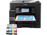 Impresora tinta - Epson EcoTank ET-5805, Multifunción, A4, Fax, Pantalla Táctil, ADF, Wi-Fi, Negro