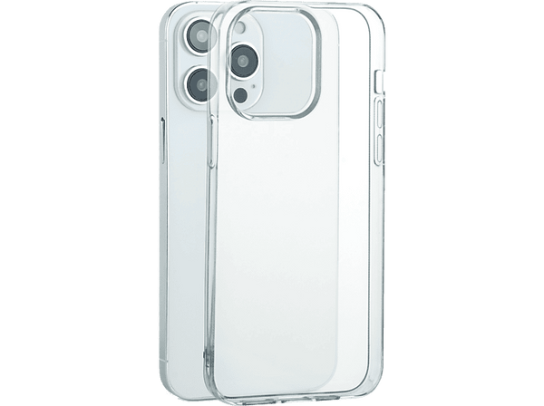 Funda - ISY Clear ISC 1036, Para iPhone 15 Pro Max, Termoplástico, Salpicaduras, Impactos, Transparente