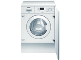 Lavadora secadora integrable - Siemens WK12D322ES, IQ300, 7 kg+4kg, 1200 rpm, 9 programas, Display XL, Inicio diferido 24 hs, Blanco