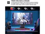 Monitor gaming - LG UltraGear™ 27GX790A-B, 27 QHD, 480 Hz, 0.03 ms, 2x HDMI, FreeSync™, Altura Ajustable, Morado grisáceo