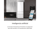 Frigoríficos combi - Haier  3D 70 Series 7 HTW7720DNGW, No Frost, 200.6 cm, Ancho especial 70 cm, 483 l, Cajones Direct Access, Wi-Fi, Blanco