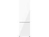Frigorífico combi - Cecotec Bolero CoolMarket 356 White Glass D, Total No Frost, 200 cm, 356 l, Inverter Plus, Puertas de cristal, White Glass